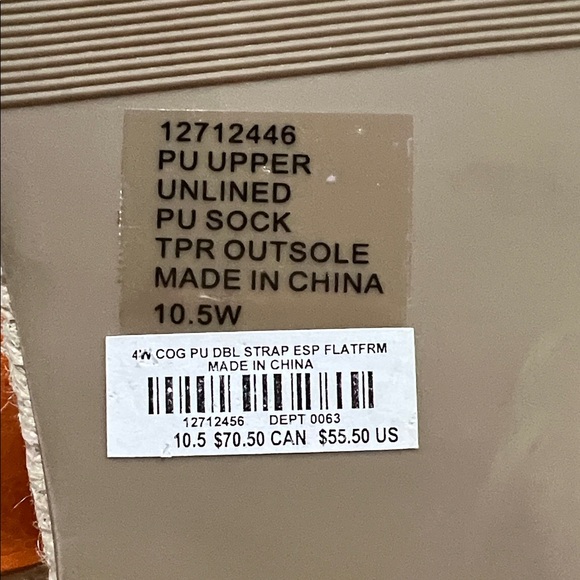 Torrid Cognac and Cream Wedge Sandals - Picture 11 of 11